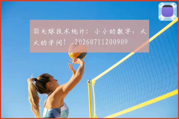 羽毛球技术统计：小小的数字，大大的学问！_20260711200909