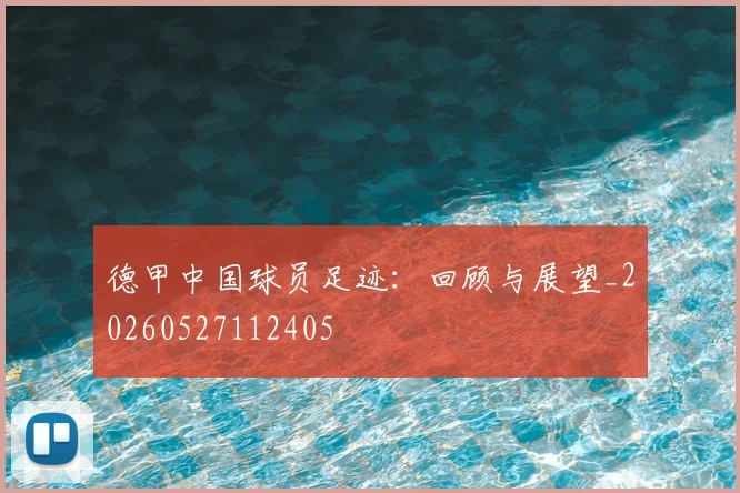 德甲中国球员足迹：回顾与展望_20260527112405